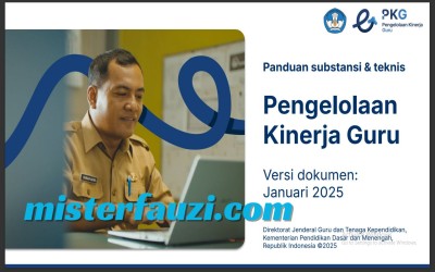 UNDUH PPT DOKUMEN PENILAIAN KINERJA GURU 2025